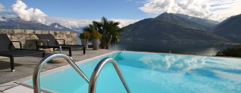Ville di Lusso Cremia vista Lago Como con Piscina e vista lago