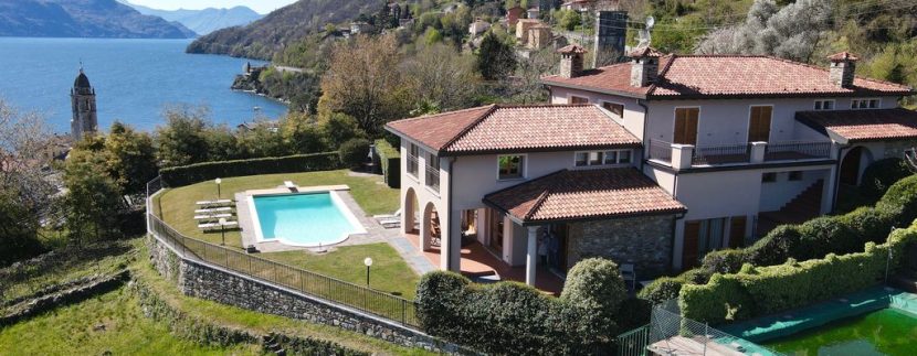 Villa di Lusso Cremia con Piscina e Vista Lago e giardino